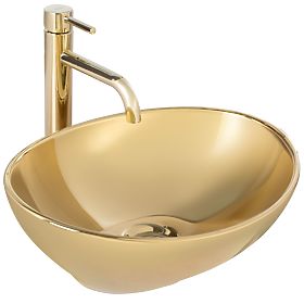 Lavabo intemporel Rea Sofia Gold, Rea