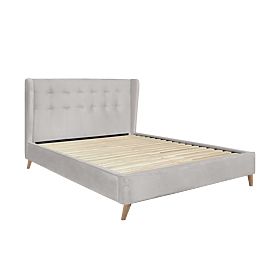 Lit beige ESTELLA 160 cm