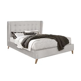 Lit beige ESTELLA 160 cm