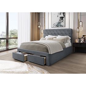 Lit MARISOL 160 cm gris (4p=1ks), Halmar