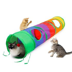 Long tunnel ressort jouet pour chat FIGARO