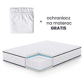 MATELAS AVEC TISSU DE REVÊTEMENT 140x190 H24