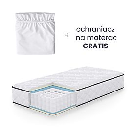 MATELAS AVEC TISSU DE REVÊTEMENT 90x190 H24