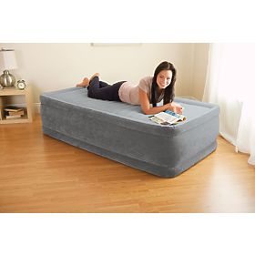 Matelas gonflable 191x99 cm avec pompe simple INTEX DELUXE 64412ND, INTEX