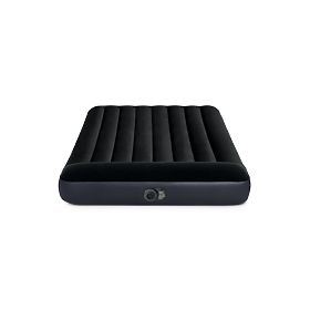 Matelas gonflable avec pompe lit velours Intex 64148ND
