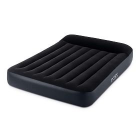 Matelas gonflable avec pompe lit velours Intex 64150ND, INTEX