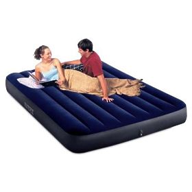 Matelas gonflable en velours 191x137cm INTEX