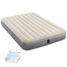 Matelas gonflable en velours 203x152 cm Intex 64103