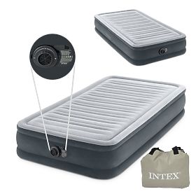 Matelas gonflable lit 191x99 cm avec pompe pour 1 personne Comfort 67766ND, INTEX