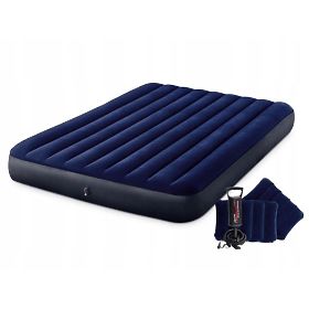 Matelas gonflable pour 2 personnes en velours INTEX 64765