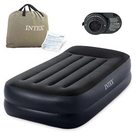 Matelas gonflable pour une personne 191x99x42 cm avec pompe électrique intégrée lit INTEX 64122, INTEX