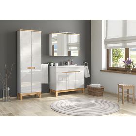 Meuble sous lavabo 100 cm 3 portes
