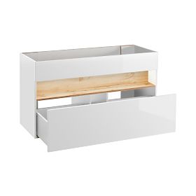 Meuble sous lavabo 120 cm 1 tiroir