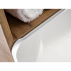 Meuble sous lavabo 80 cm 2 tiroirs