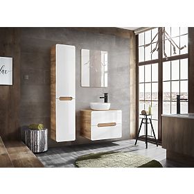 Meuble sous lavabo pour plan 60 cm 2 tiroirs