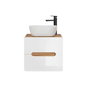 Meuble sous lavabo pour plan 60 cm 2 tiroirs