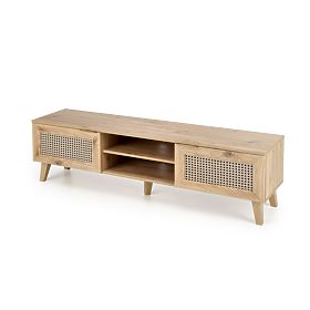 Meuble TV BORNEO RTV-1 chêne artisan/noir (1p=1ks)