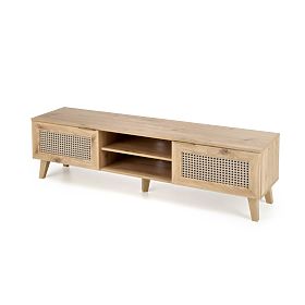 Meuble TV BORNEO RTV-1 chêne artisan/noir (1p=1ks)
