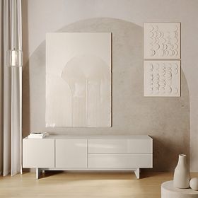 Meuble TV Glim, cachemire, brillant