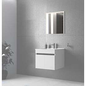 Miroir FIGARO 60 cm blanc (1p=1pc)