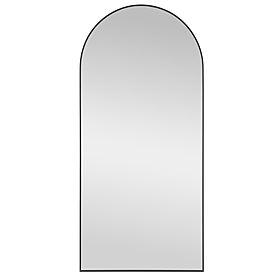 Miroir mural CURIO, noir (1p=1pc), Halmar