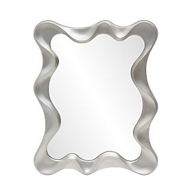 Miroir mural DECO, argent antique (1p=1 pièce), Halmar