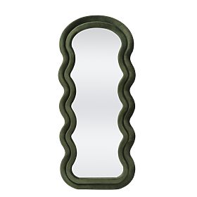 Miroir sur pied ou mural CONFETTO, olive (1p=1pc), Halmar