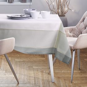 Nappe LAVAL couleur blanche motif lisse classique 30x160 ameliahome