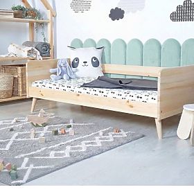 Panneau rembourré en forme d’arche - menthe, Ourbaby®
