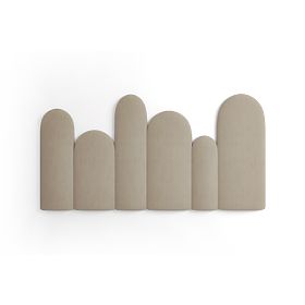 Panneaux rembourrés Trinity Clôture – beige clair