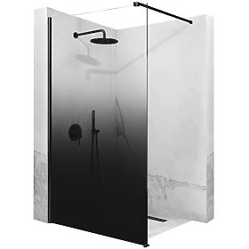Paroi de douche Rea Aero Ombre Noire 110