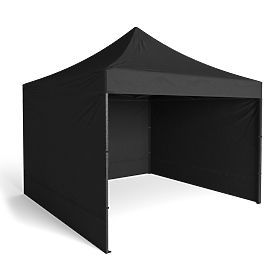 Pavillon commercial express 3x3 m noir