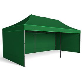 Pavillon commercial express - 3x6 m - vert