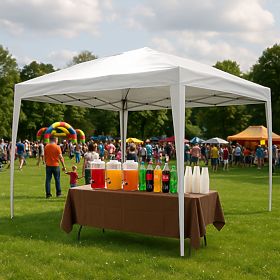 Pavillon de jardin 3x3 m avec toit dépliable automatique pour terrasse et jardin MultiGarden