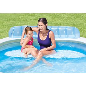 Piscine de jardin avec sièges 229x218cm Intex 57190