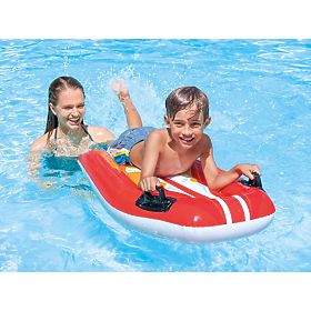 Planche de natation gonflable avec poignées pour enfants rouge INTEX 58165 RED