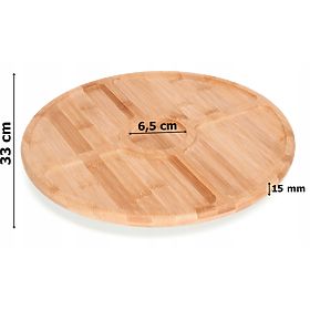 Planche en bambou pour apéritifs et fromages Gracja