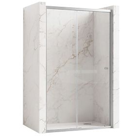 Porte de douche Rea Primo Slide 130 Chrome, Rea