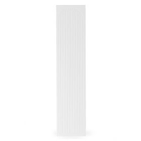 Porte pour armoire Neroli, 45,6 cm, rainures arquées, blanc, droite, lectus