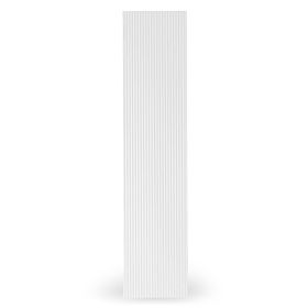 Porte pour armoire Neroli, 45,6 cm, rainures simples, blanc, lectus
