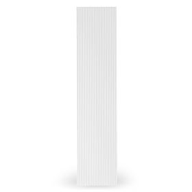 Porte pour armoire Neroli, 45,6 cm, rainures simples, blanc, lectus