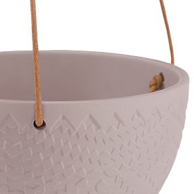 Pot de fleurs LOKAI couleur cappuccino style bohème pour intérieur ameliahome