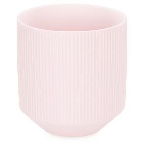 Pot de fleurs PASO couleur rose poudré style moderne pour intérieur ameliahome