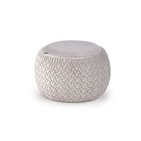 Pouf BONO gris clair (1p=1pc), Halmar