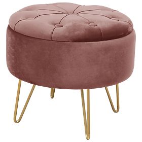 POUF CARO ROSE