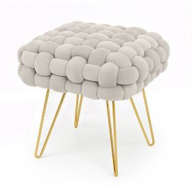 POUF DOTTY CRÈME