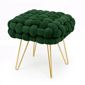 POUF DOTTY VERT BOUTEILLE
