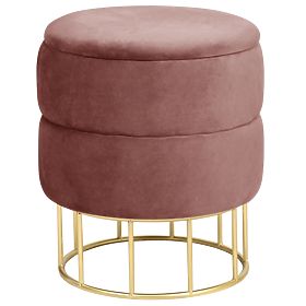 POUF ELZA ROSE POUDRÉ