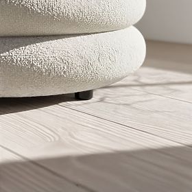POUF MOLLIS BLANC BRUMEUX