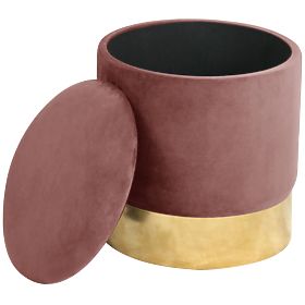 POUF OR ROSE POUDRÉ